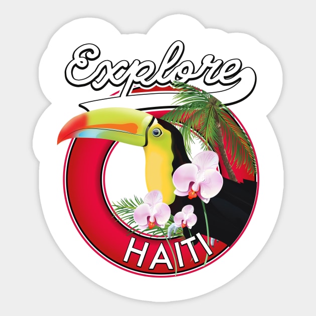 explore Haiti logo Sticker by nickemporium1